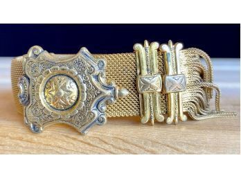 Vintage Art Deco Gold Toned Bracelet