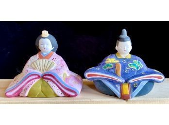 Two Ceramic Japanese Figures