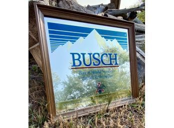 Anheuser Busch Mirrored Sign