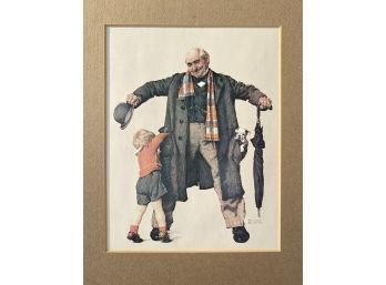 Norman Rockwell Print, 'The Gift'