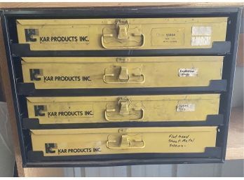 KA Products Inc. Metal Tool Box Nut And Bolt Organizers