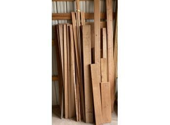 Lot Of Wood Including Large Pieces Of Plywood And Particle Board