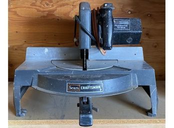 Sears Craftsman Motorized 10 Miter Saw 15Hp Untested