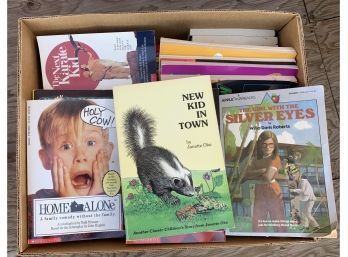 Box Of Misc Books Including Babysitters Club & Goosebumps And More
