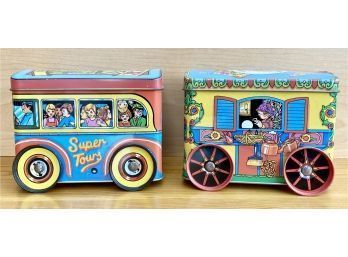 (2) Rolling Tins,'Super Tours' And 'Gypsy Rosa'