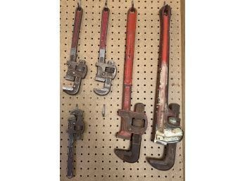 Collection Of Pipe Wrenches