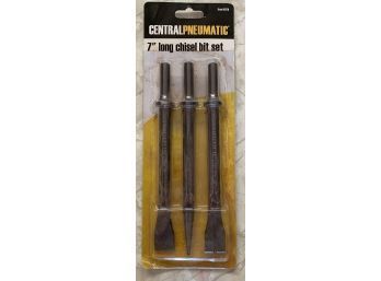 Central Pneumatic 7 Long Chisel Set