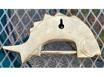 Brass Fish Lock (Comes With Key)