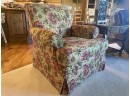Paisley Damask Upholstered Roll-Arm Chair By Better Homes And Garden (1 Of 2)