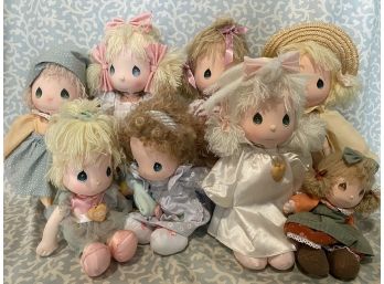 Collection Of 8 Precious Moments Dolls