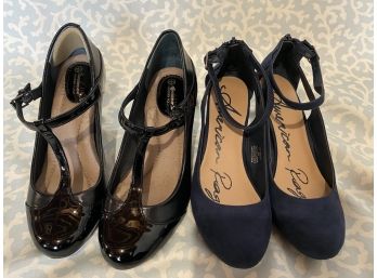 Pair Of Two Retro Mary Janes Size 6