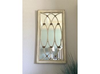 Gold & Cream Mirror With Decorative Mullions