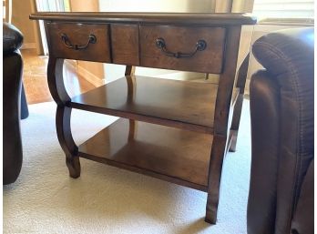 Woodley's French Provincial End Table With Double Shelf Storage (1 Of 2)