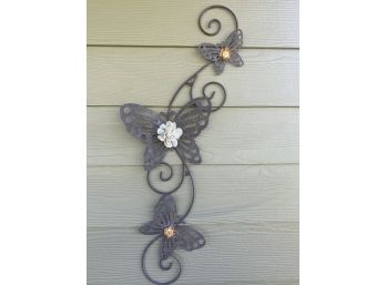 Large Decorative Metal Butterfly Wall Decor
