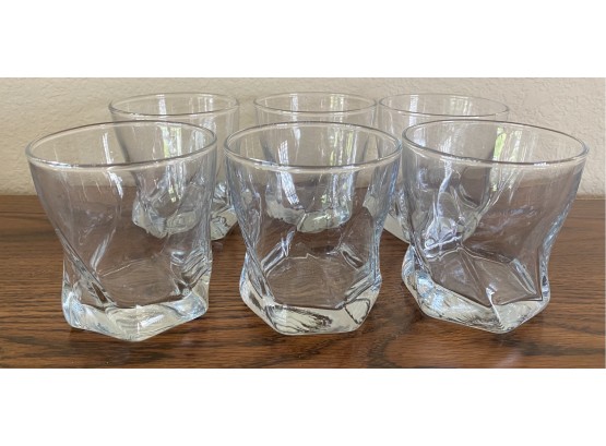 6 Old Fashioned Whiskey Glasses