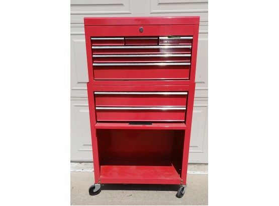 Multi Drawer Rolling Tool Chest And Box.