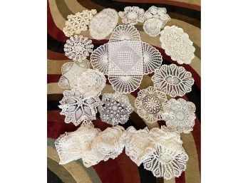 Beautiful Grouping Of Vintage Doilies