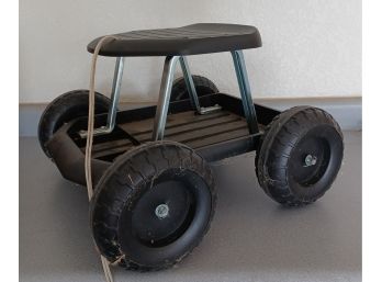 Garden Rolling Car With Seat.