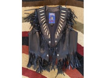 Tribe America Fringe Vest Women's Size 8