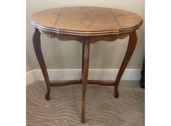 Carved Wood Side Table