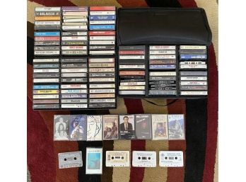 Large Lot Of Assorted Cassette Tapes