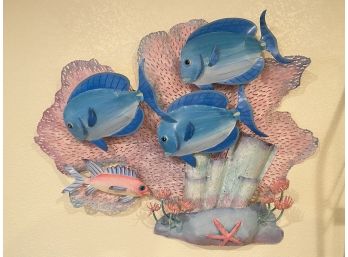 Metal 3D Fish Wall Art