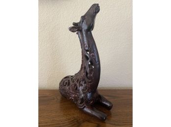 Home Accents Plaster Carved Giraffe Sculpture