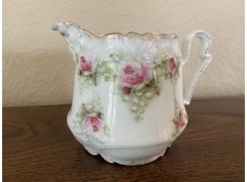 Antique Hand Painted China Creamer