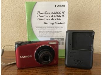 Canon A2200 14.1 Mega Pixels HD Camera With Battery And Charger