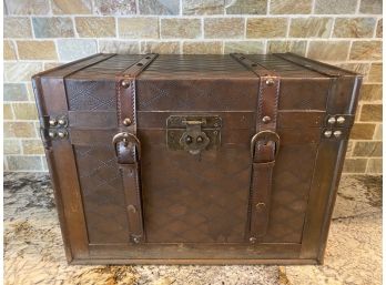 Decorative Box With Straps And Handles