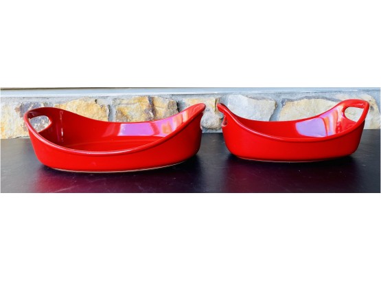 2 Pc. Red Rachel Ray Oven Safe Dishes