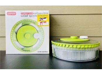 Dexas Turbo Fan Collapsible Salad Spinner