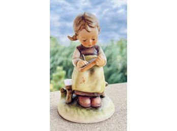 Goebel-Hummel Girl With Chalkboard Figurine