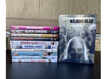 11 Pc. DVD Lot Including New The Walking Dead Season 1