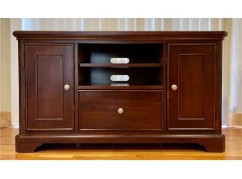 Cherry Media Cabinet With 2 Doors And 1 Drawer By Winners Only