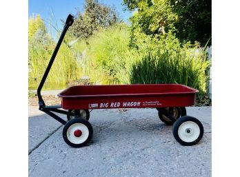 Big Metal Red Wagon By Road Master