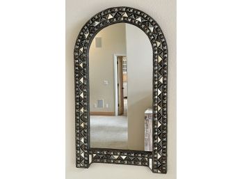 Beautiful Arched Mirror With Mosaic Frame