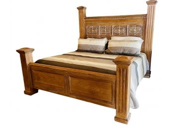 Amazing Drexel Heritage King Size Bed With Head Board & Footboard- NO MATTRESS