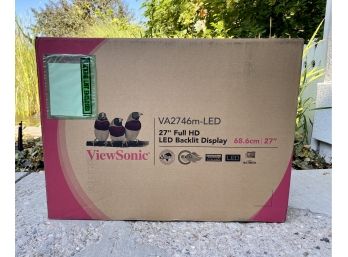NIB Viewsonic Monitor Full Hd 27' Model VAZ746M LED