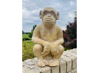 Seated Ceramic Chimp