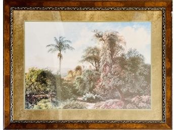 'Tropical Landscape' Framed Print