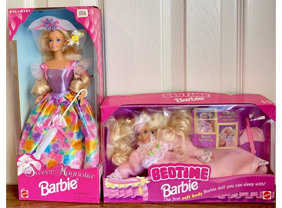 Sweet Magnolia Barbie #15652  And Bedtime Barbie #11079