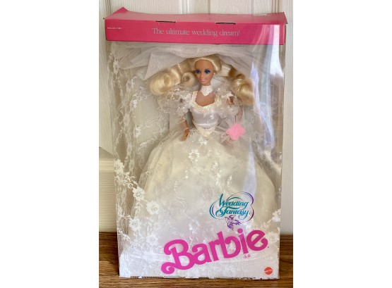 Wedding Fantasy Barbie Doll In Open Box