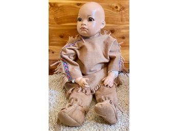 Native American Bisque Doll