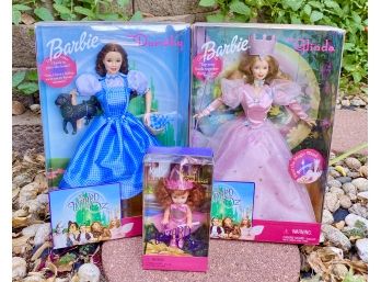 Three Wizard Of Oz Barbie Dolls!