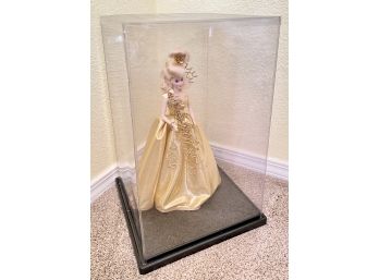 Barbie Mattel Malaysia  In Fancy Gold Dress With Case