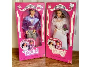 Todd And Tracy Mattel Dolls #4253 And #4103