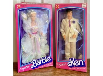 Crystal Barbie #4598 And Crystal Ken #4898!