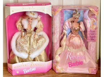 Winter Fantasy Barbie And Rapunzel Barbie