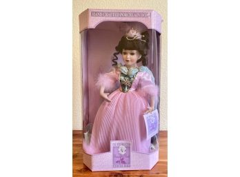 Hand Crafted Collectible Porcelain Doll In Open Box
